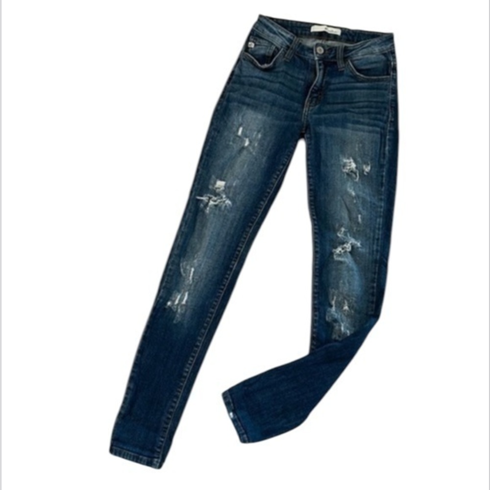KanCan mid rise skinny jeans size 24 long